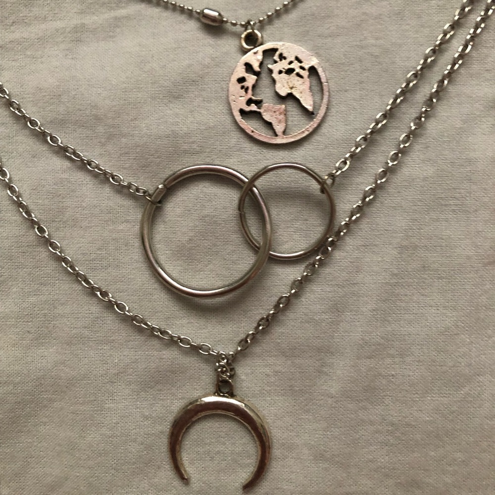 3 tiered earth necklace